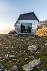 Bivacco Annibale near Colle Clapier in Cottian Alps on italian-french borderland