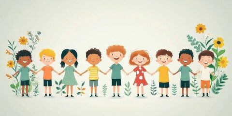 Unity Among Children: Symbol of Togetherness