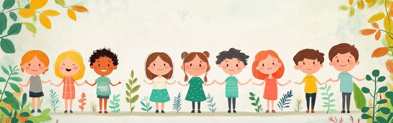 Unity Among Children: Symbol of Togetherness