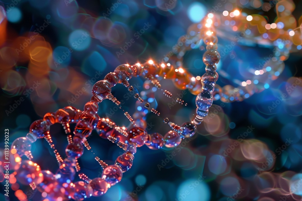 Poster dna nanotechnology assembling structures, visual representation of dna, highlighting its composition