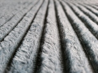
Soft Gray Striped Knitted Fabric