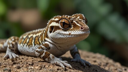 Naklejka premium Gecko Portrait