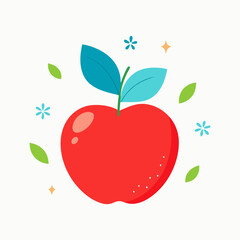 illustration of an apple
