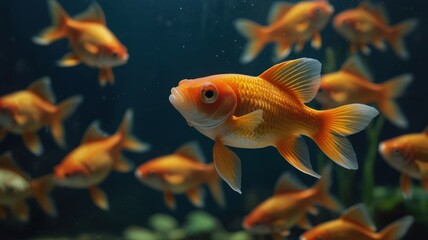 Fototapeta premium Golden Fish