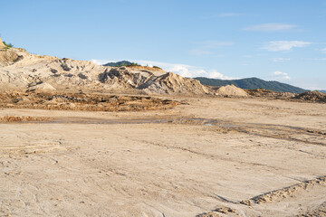 a view of a holiday at a construction site