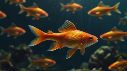 Fototapeta premium Golden Fish