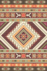 Colorful background with indigenous patterns, culture concept.