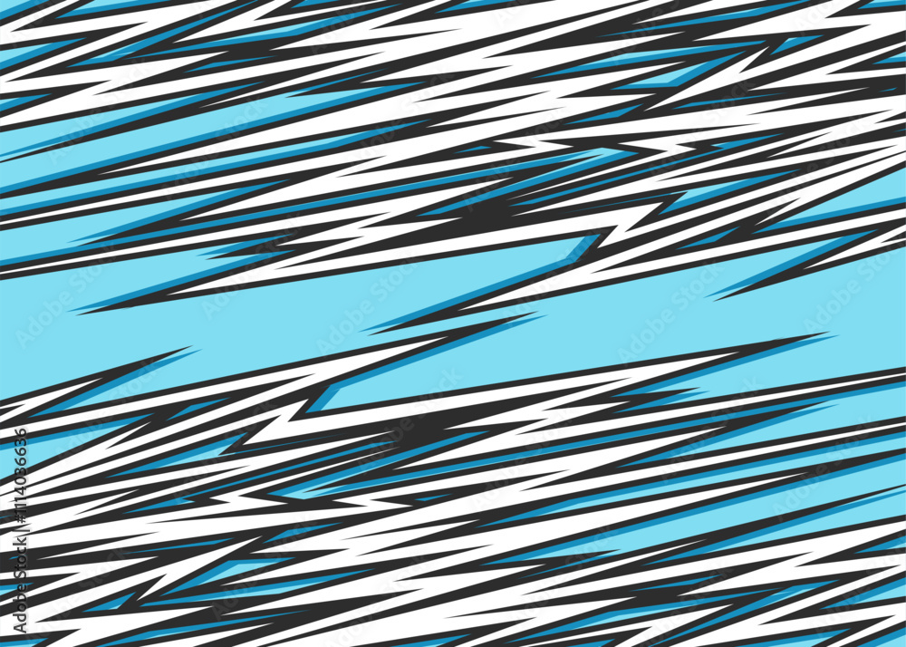 Poster abstract background with reflective seamless sharp arrow line pattern