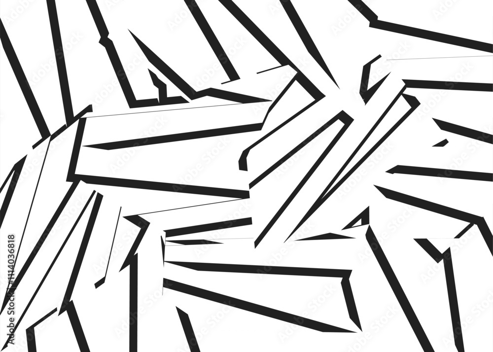  abstract background with irregular stripe and zigzag line pattern. abstract raw and irregular stripe