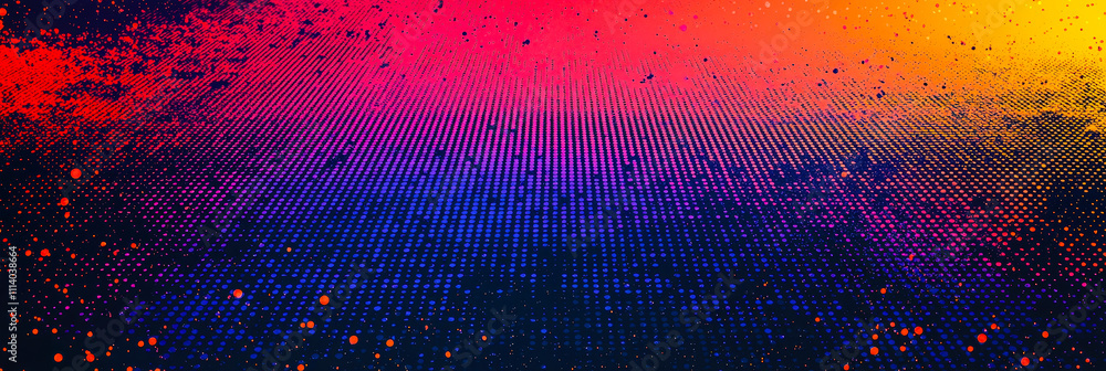 Poster a colorful abstract background showcases a smooth gradient of red, orange, pink, and purple, perfect