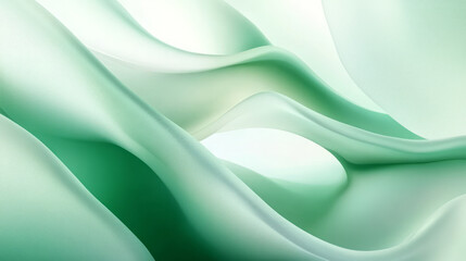 Fototapeta premium Mint green silk textile fabric texture abstract background