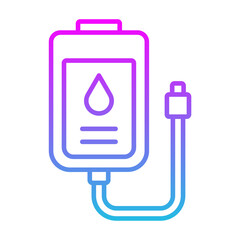 Blood Bag Icon