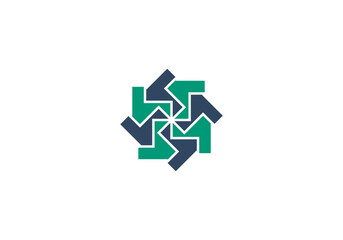 geometric icon design template logo vector illustration