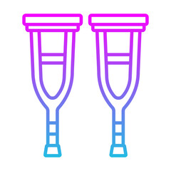 Crutches Icon