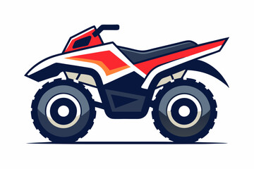 Fototapeta premium Atv bike new vector and illustration vehicle teansport bike