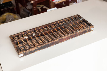 Vintage wooden abacus