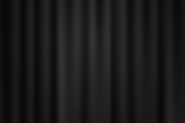 black luxury curtains