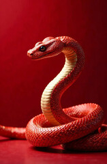 Fototapeta premium snake as a symbol of chinese new year, chinese culture