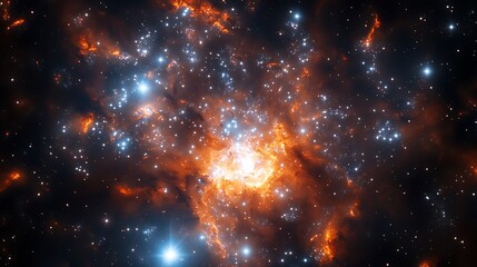 A breathtaking view of an edge-on galaxy with a glowing central bulge