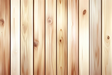 Obraz premium High-resolution image of light brown vertical wooden planks, ideal for backgrounds or textures. Natural wood grain detail visible.