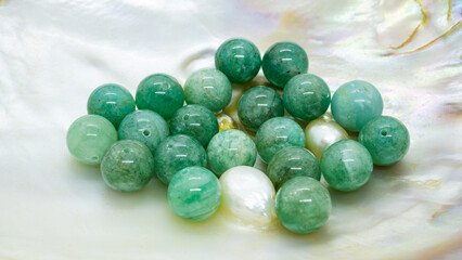 アマゾナイト　ビーズ10mm
