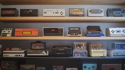 Vintage Gaming Consoles Collection