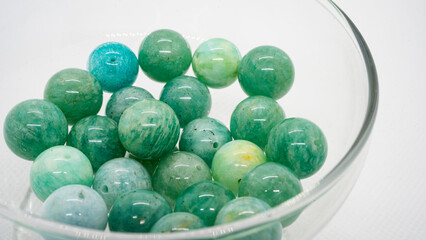アマゾナイト　モザンビーク産　ビーズ12mm