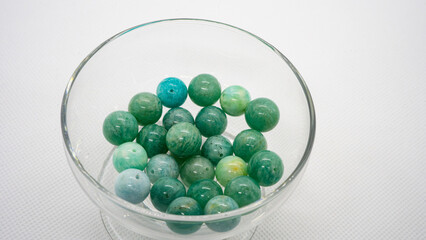 アマゾナイト　モザンビーク産　ビーズ12mm