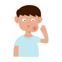 mumps virus infection disease concept