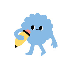 Cute abstract shapes character