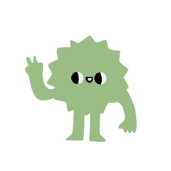 Cute abstract shapes character