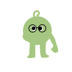 Cute abstract shapes character