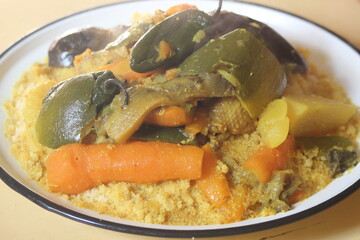 Moroccan Couscous with Vegetables