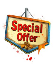 Special Offer Sale Banner for Generative AI Online Shopping Technology New Year Christmas Gifts