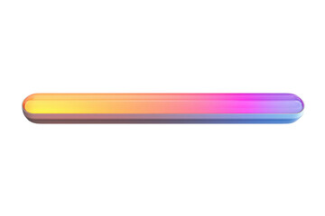 A sleek gradient bar displaying a blend of vibrant colors transitioning from orange to pink, evoking a modern and dynamic aesthetic.