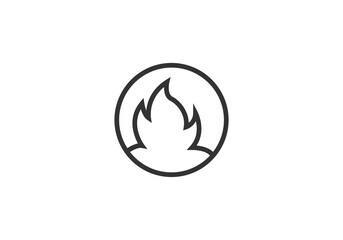 campfire icon png design template logo vector illustration
