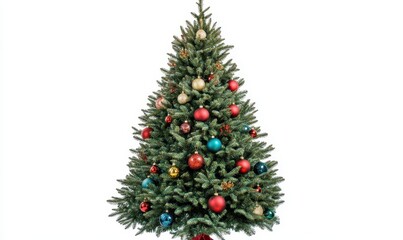 christmas tree with christmas decorations