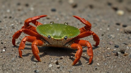 Red Crab on Beach