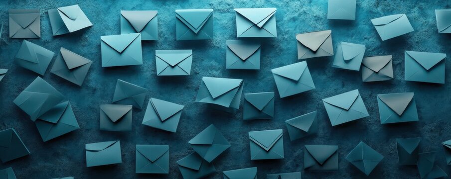 Lots of blocks with envelopes Mail correspondence Customer service CRM Contacts and communication Large amount of unsorted mail Optimization of work and systematization of incoming mes : Generative AI