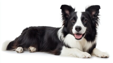 Obraz premium Border collie dog mammal animal.