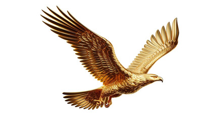 Obraz premium Dynamic Golden Falcon In Motion