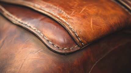 Leather object, leather background, leather texture
