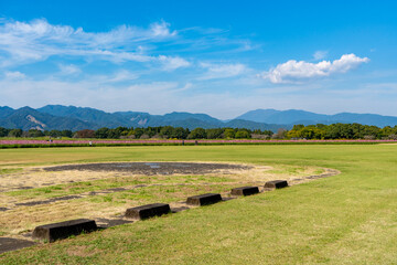 西都原古墳群の風景