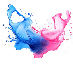 splash isolated on white