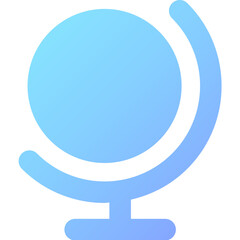 Fototapeta premium Business symbols depicted as a globe representing global commerce and connectivity in a modern style
