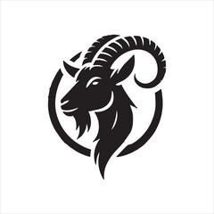 illustration of a goat