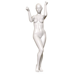 3d human figure Mannequin with a body 3D Render isolated illustration