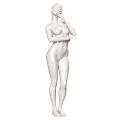 3d human figure Mannequin with a body 3D Render isolated illustration