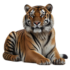 Fototapeta premium Tiger isolated on transparent background