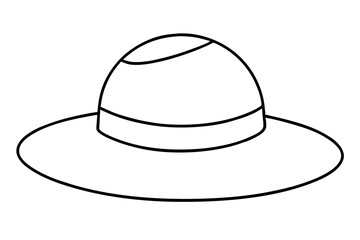 hat isolated on white background